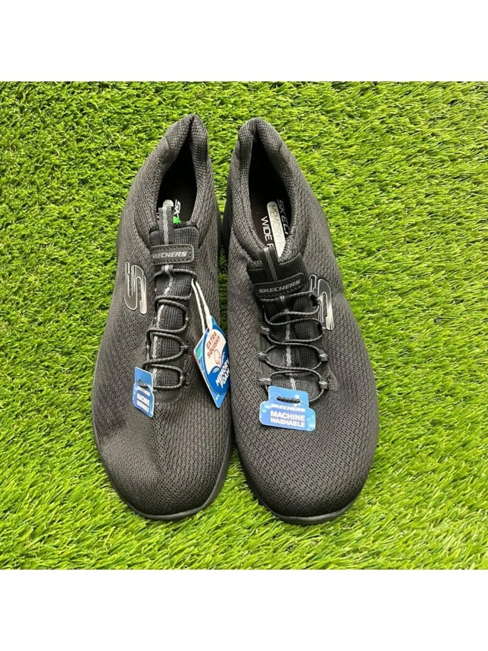 Skechers Summits-Summer Blush Womens Size 11D Black Walking Shoes Sneakers
